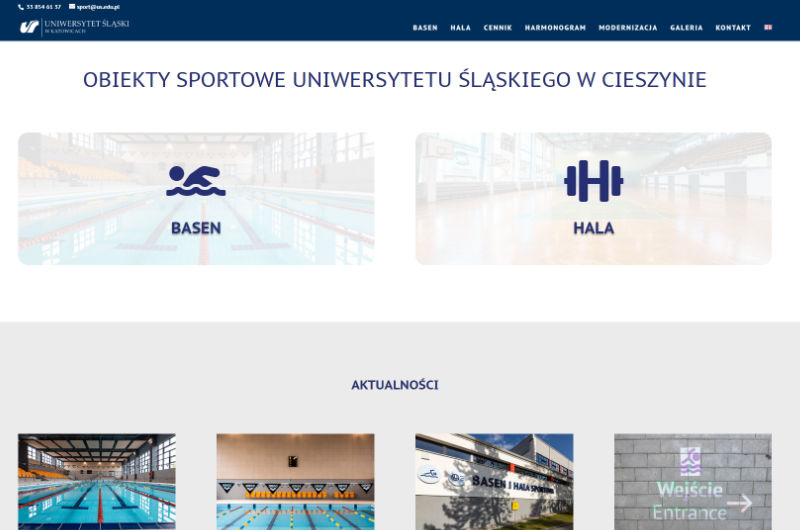 Sport obiekty sportowe w Cieszynie Sport obiekty sportowe w Cieszynie